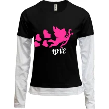 Женский лонгслив Комби Амур Love