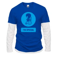 Комбинированный лонгслив I am special
