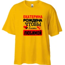 Футболка Oversize с надписью 