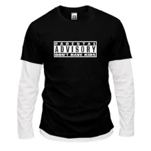 Комбинированный лонгслив Parental Advisory