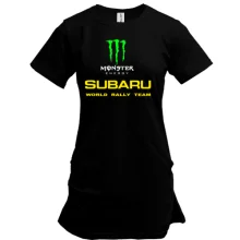Подовжена футболка Subaru monster energy