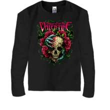 Детский лонгслив Bullet For My Valentine (с черепом)