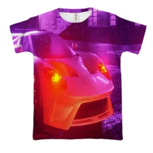 3D Футболка Sports car