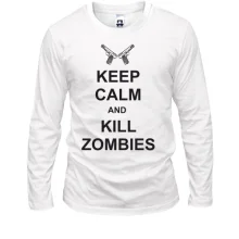 Лонгслив Keep Calm and kill zombies