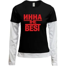 Комбинированный лонгслив Инна the BEST