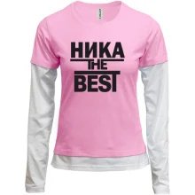 Комбинированный лонгслив Ника the BEST