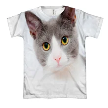 3D футболка с котом