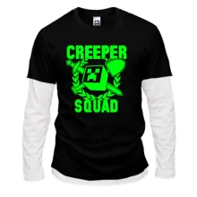 Комбинированный лонгслив Minecraft Squad