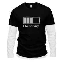 Комбинированный лонгслив Life Battery