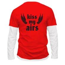 Комбинированный лонгслив Kiss my airs