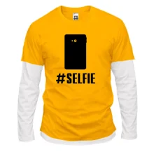 Комбинированный лонгслив SELFIE (Селфи)