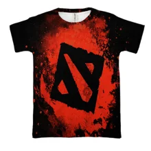 3D футболка Dota 2 арт брызги