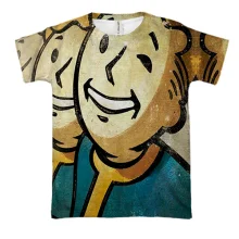 3D футболка Fallout чоловічки