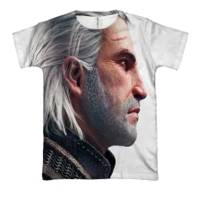 3D футболка Witcher 3 - Wild Hunt (Геральт)