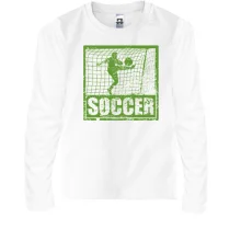 Детский лонгслив soccer