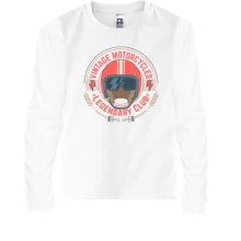 Дитячий лонгслів legendary moto club