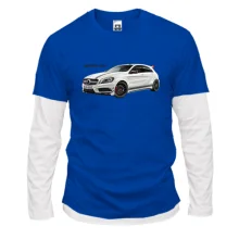 Комбинированный лонгслив Mercedes AMG