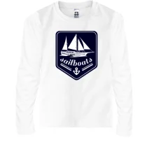 Дитячий лонгслів sailboats