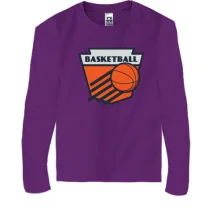 Дитячий лонгслів з логотипом Basketball