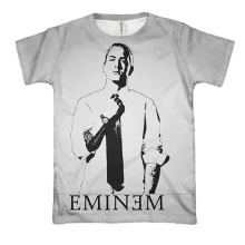 3D футболка Eminem с портретом рэпера