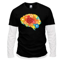 Комбинированный лонгслив Mind