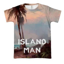 3D футболка Island Man