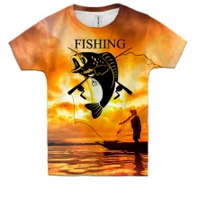 Дитяча 3D футболка Fishing