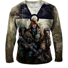 Чоловічий 3D лонгслів S.T.A.L.K.E.R