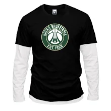 Комбинированный лонгслив Милуоки Бакс (Milwaukee Bucks)