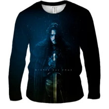 Мужской 3D лонгслив Winter Has Come