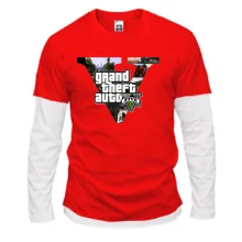 Комбинированный лонгслив Grand Theft Auto V