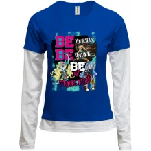 Комбинированный лонгслив Be Monster