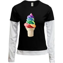 Комбінований лонгслів Gourmet ice-cream