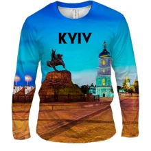 Мужской 3D лонгслив Киев