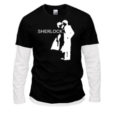 Комбинированный лонгслив Sherlock