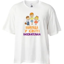 Футболка Oversize с надписью 