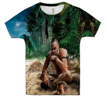 Детская 3D футболка Far Cry 3 с Ваасом