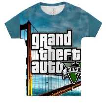 Детская 3D футболка GTA - V