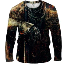 Мужской 3D лонгслив Dark Souls