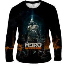 Мужской 3D лонгслив Metro - Redux