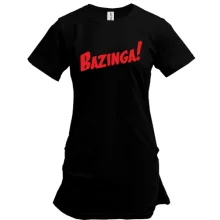 Туника Bazinga с красной комикс-надписью
