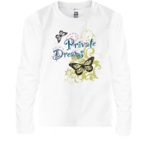 Детский лонгслив Private Dreams butterfly