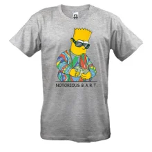Чоловіча футболка з модним Бартом Сімпсоном (Notorious Bart)