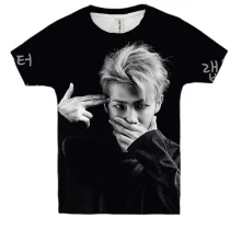 Дитяча 3D футболка з гуртом БТС (BTS) K-POP ARMY RAP MONSTER