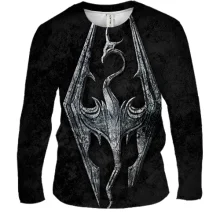 Мужской 3D лонгслив Skyrim