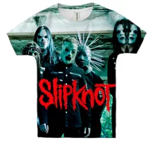 Детская 3D футболка Slipknot