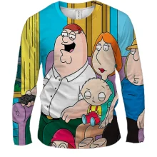 Мужской 3D лонгслив Гриффины (Family Guy)