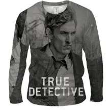Мужской 3D лонгслив True Detective