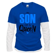 Комбинированный лонгслив Son of a queen