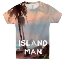 Дитяча 3D футболка Island Man